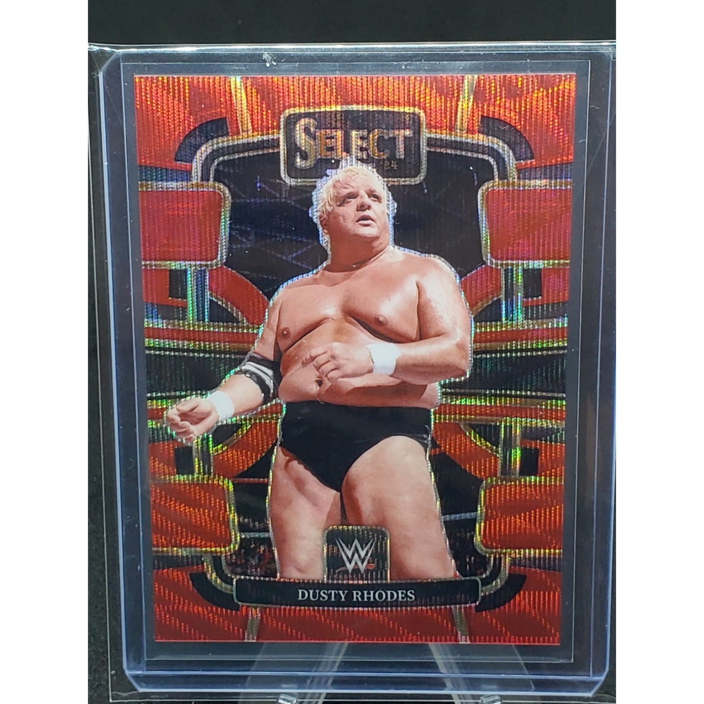 2024 Panini Select WWE Dusty Rhodes /99 Red Wave Prizm Concourse #1