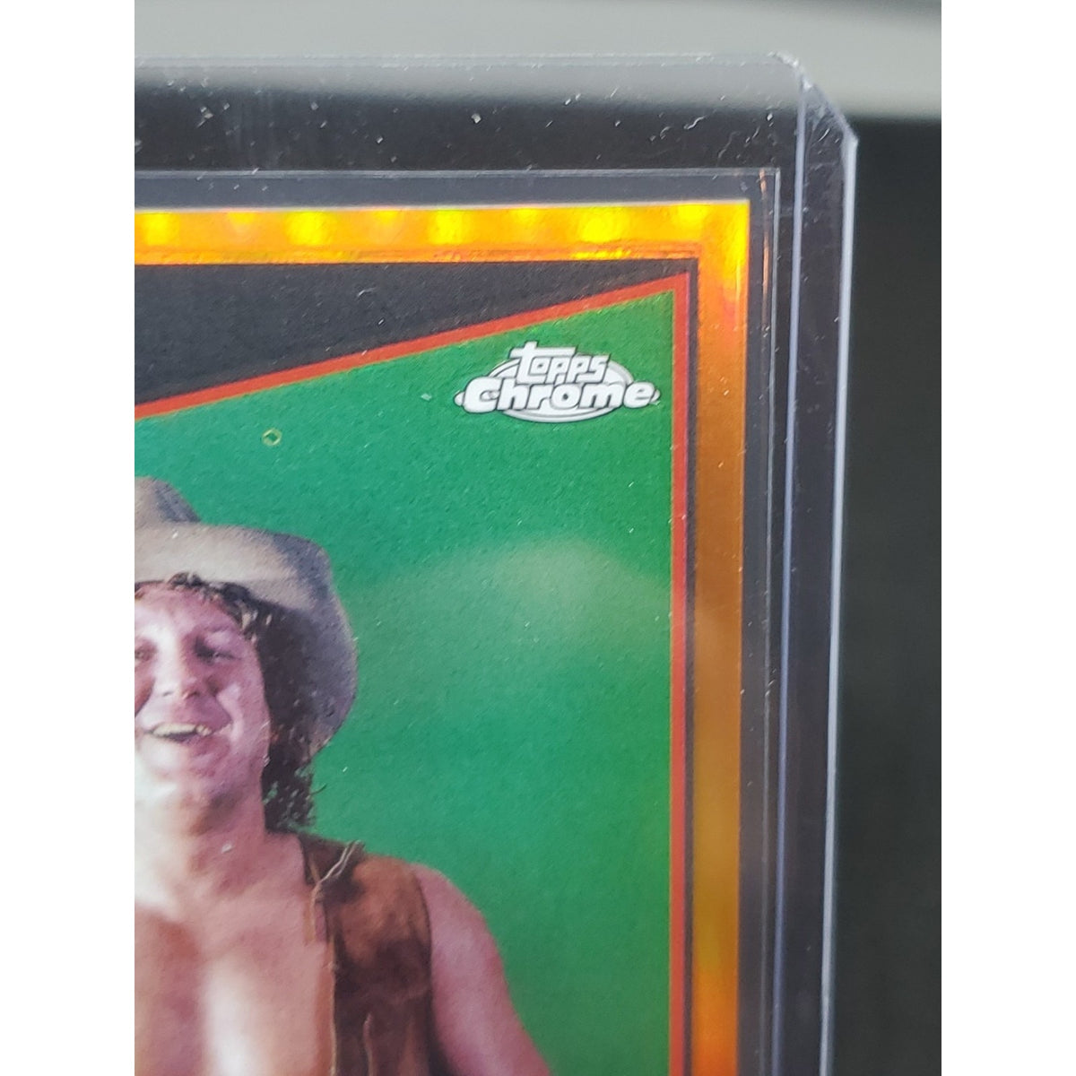 2025 Topps Chrome WWE Cowboy BOB ORTON 1985 Legends Orange Refractor /25 Sp