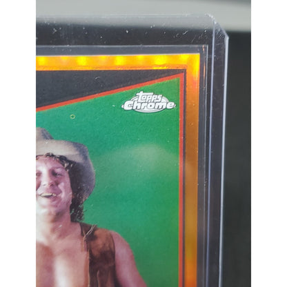 2025 Topps Chrome WWE Cowboy BOB ORTON 1985 Legends Orange Refractor /25 Sp
