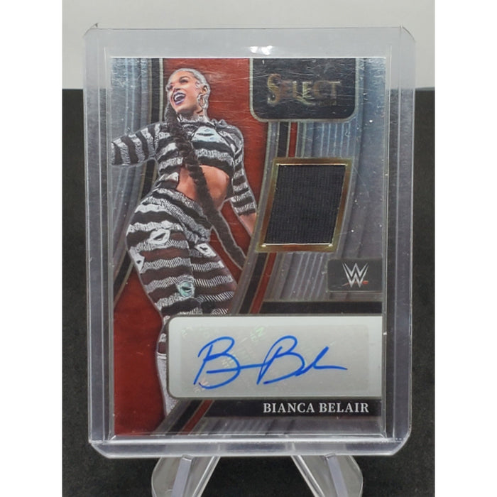 2022 Panini Select WWE Bianca Belair Relic Memorabilia AUTO Autograph /199