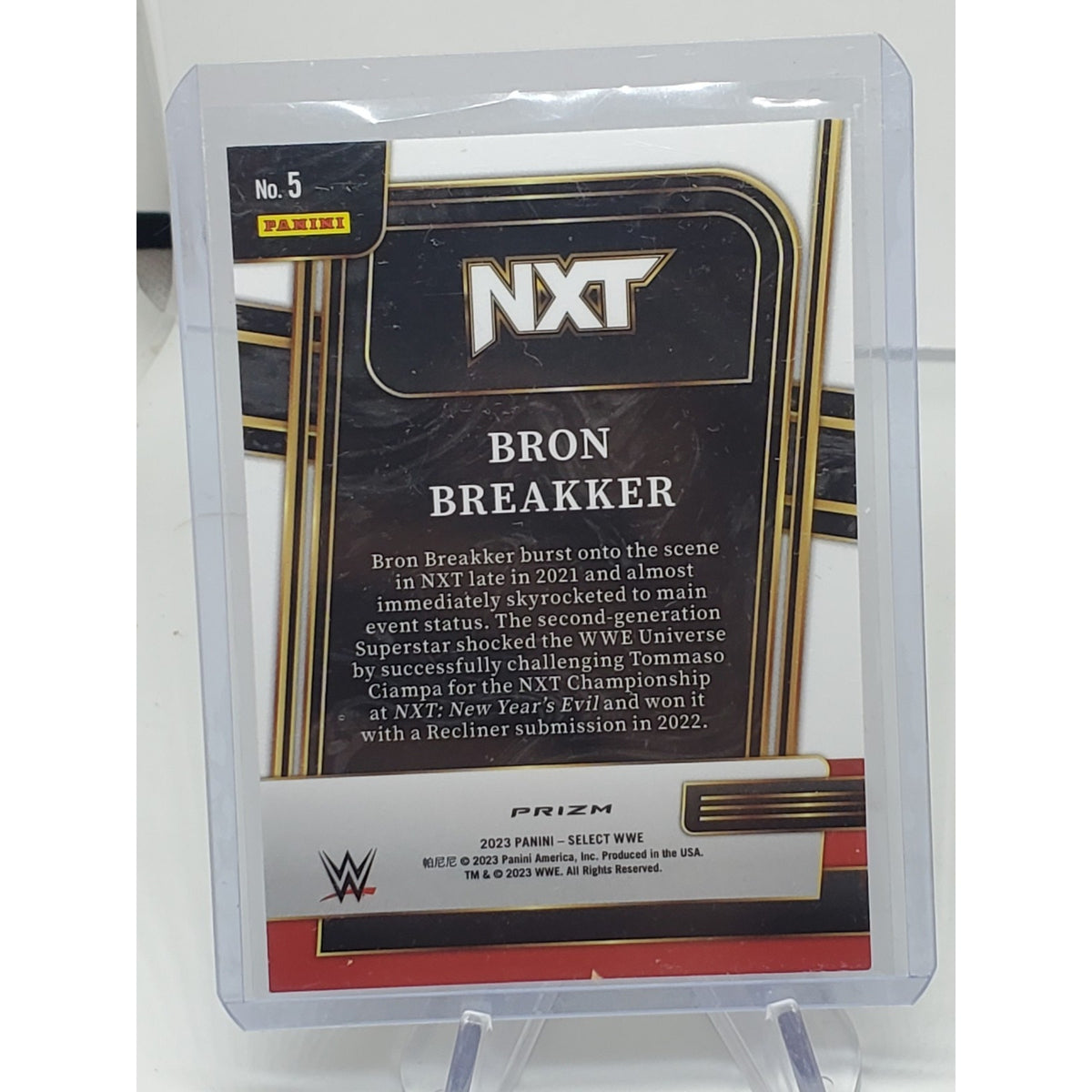 2023 WWE - Select - And New - Flash - #5 Bron Breakker