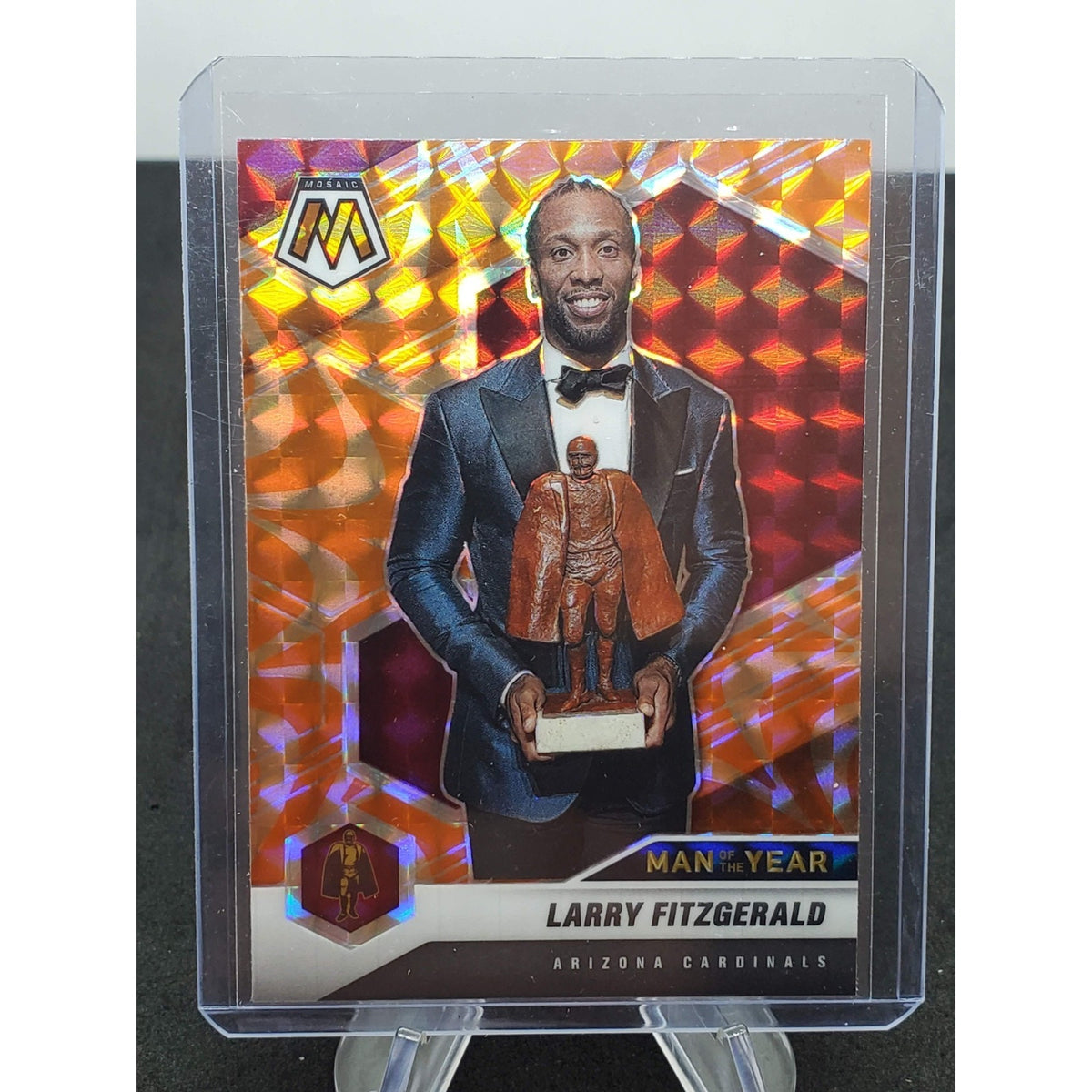 2021 Panini Mosaic - Man of the Year Larry Fitzgerald #269 Mosaic Reactive...