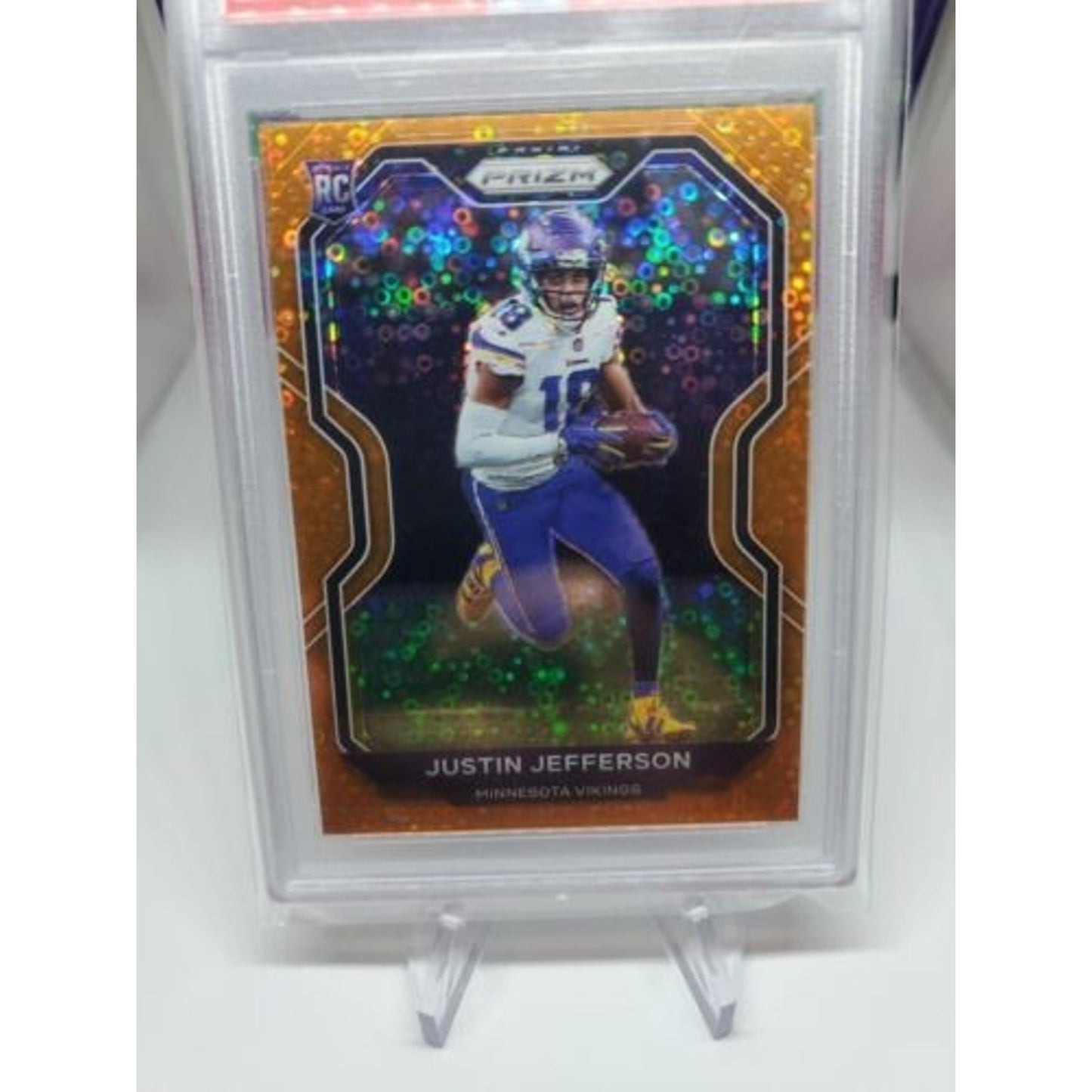 2020 NFL Prizm- Justin Jefferson #398 RC Disco SP - PSA 10 Gem Mint