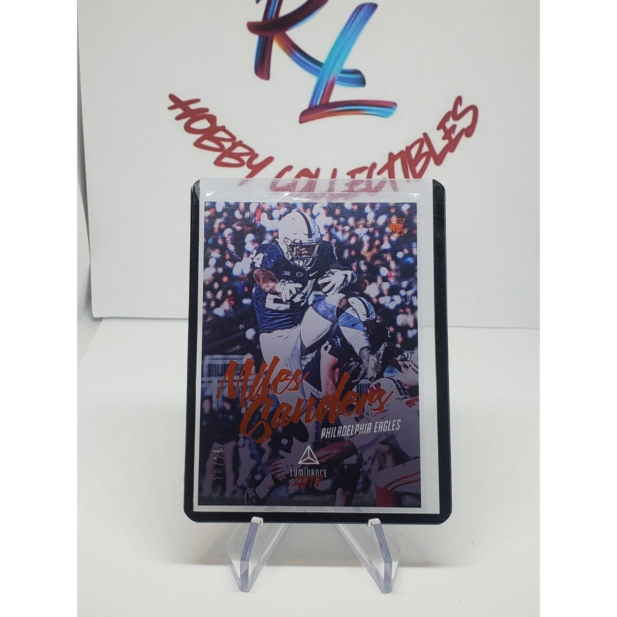 2019 Luminance Philadelphia Eagles Logo Rookie /25 Philadelphia Eagles #155