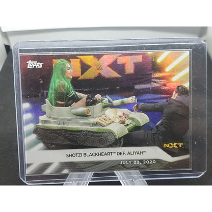 2021 wwe women's division rainbow foil #48 shotzi blackheart aliyah