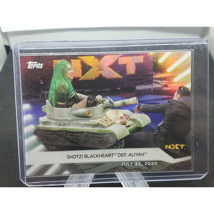 2021 wwe women's division rainbow foil #48 shotzi blackheart aliyah