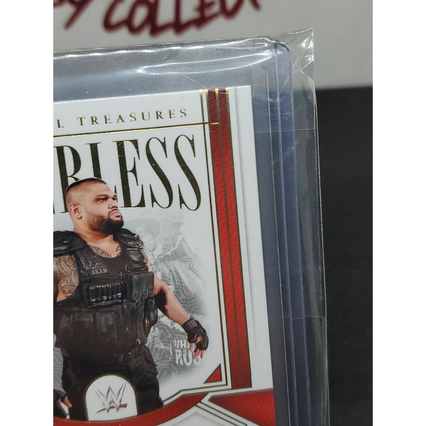 2024 Panini National Treasures WWE - Peerless Signatures Akam #PL-AKM /99 (AU)
