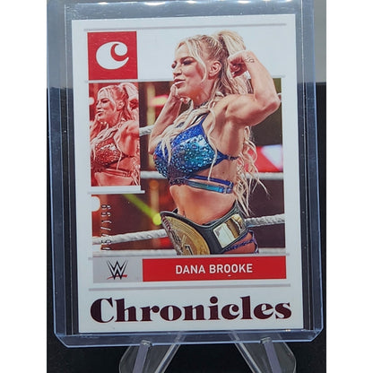 2022 Panini Chronicles WWE DANA BROOKE #30 Red Parallel S# /199