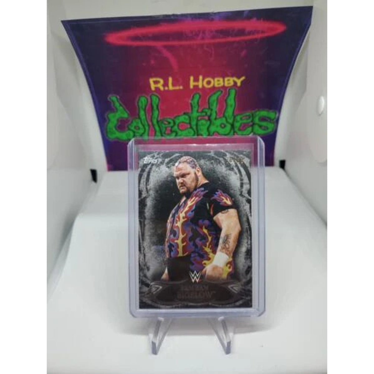 2015 Topps WWE Undisputed Black #93 Bam Bam Bigelow #/99 SP HOF