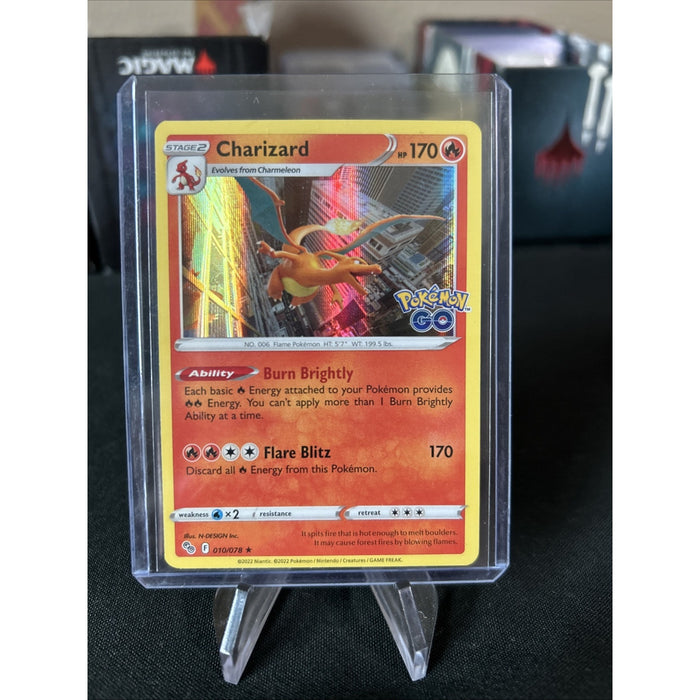 Charizard 010/078 Pokémon GO Holo / Pack Fresh New