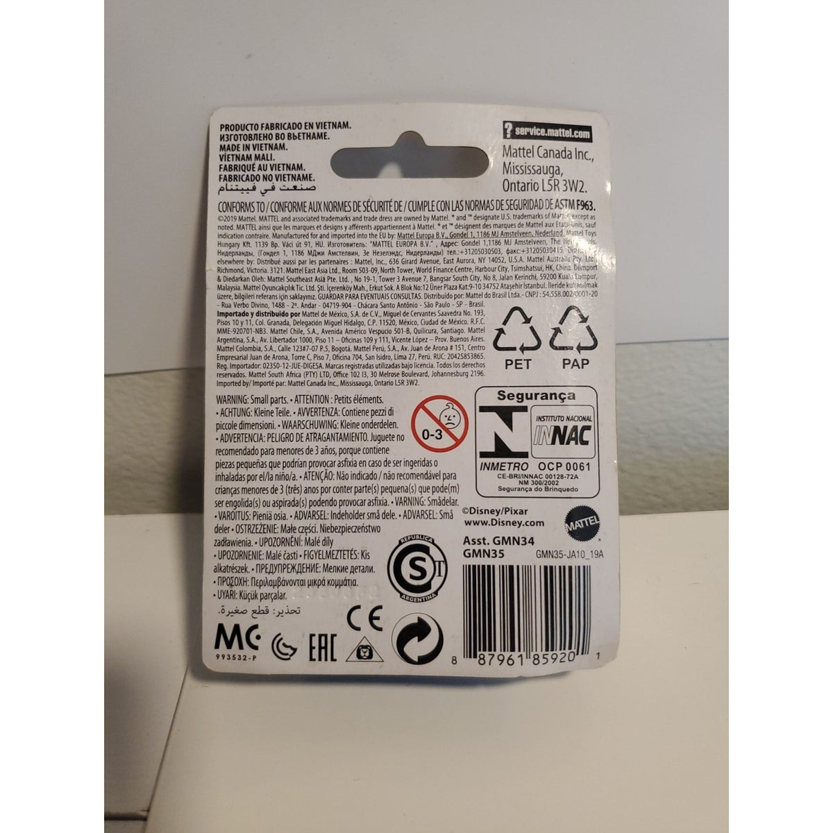 Disney Pixar Monsters Inc. Mike Wazowski on Stand Mini Figure Toy 2.5” Unopened