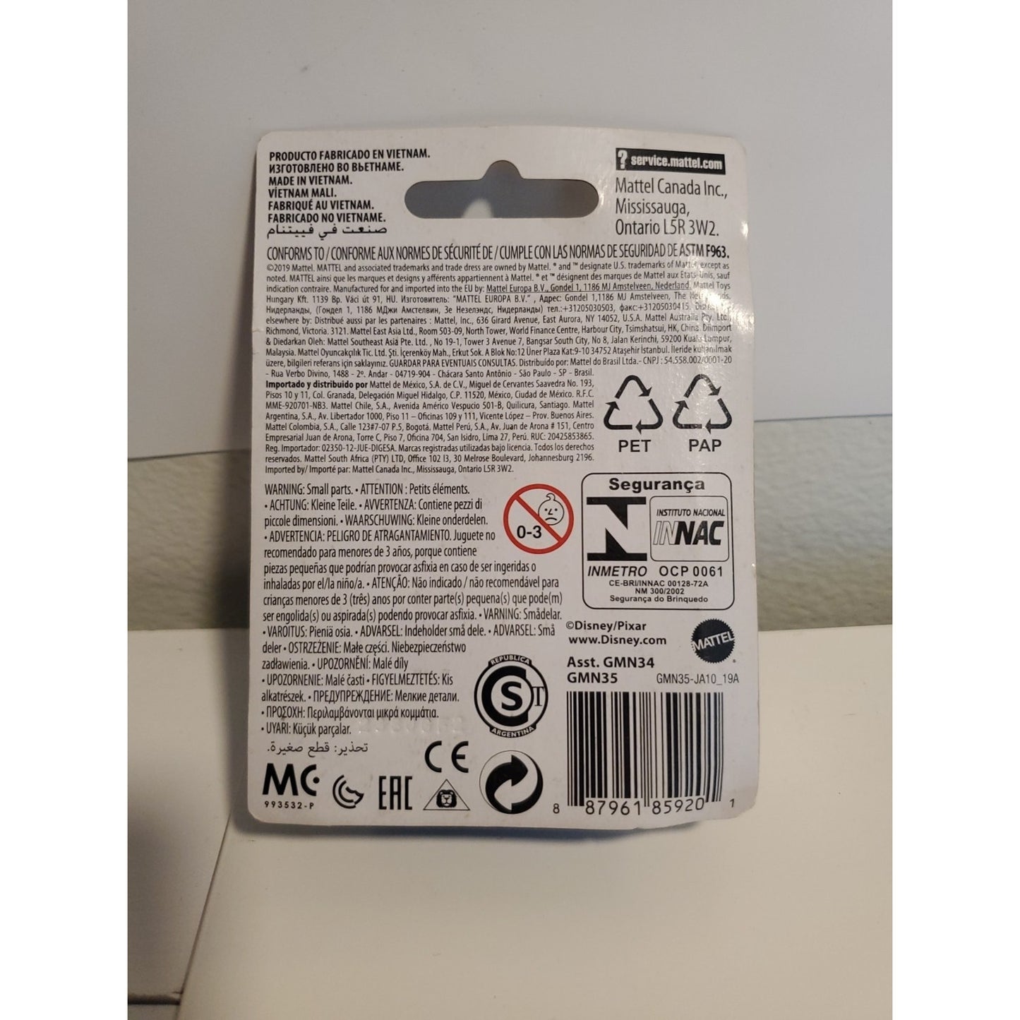 Disney Pixar Monsters Inc. Mike Wazowski on Stand Mini Figure Toy 2.5” Unopened