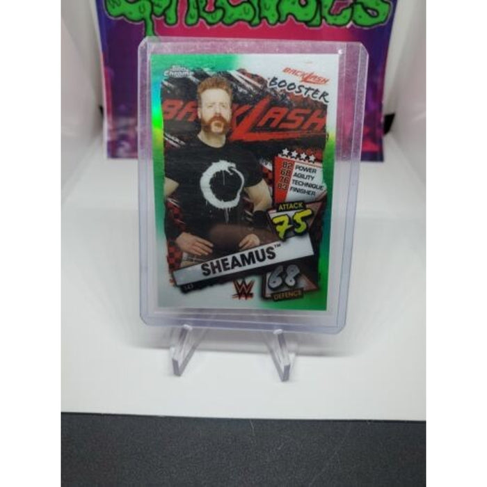 2021 Topps WWE Chrome Slam Attax Green Refractor Sheamus /50