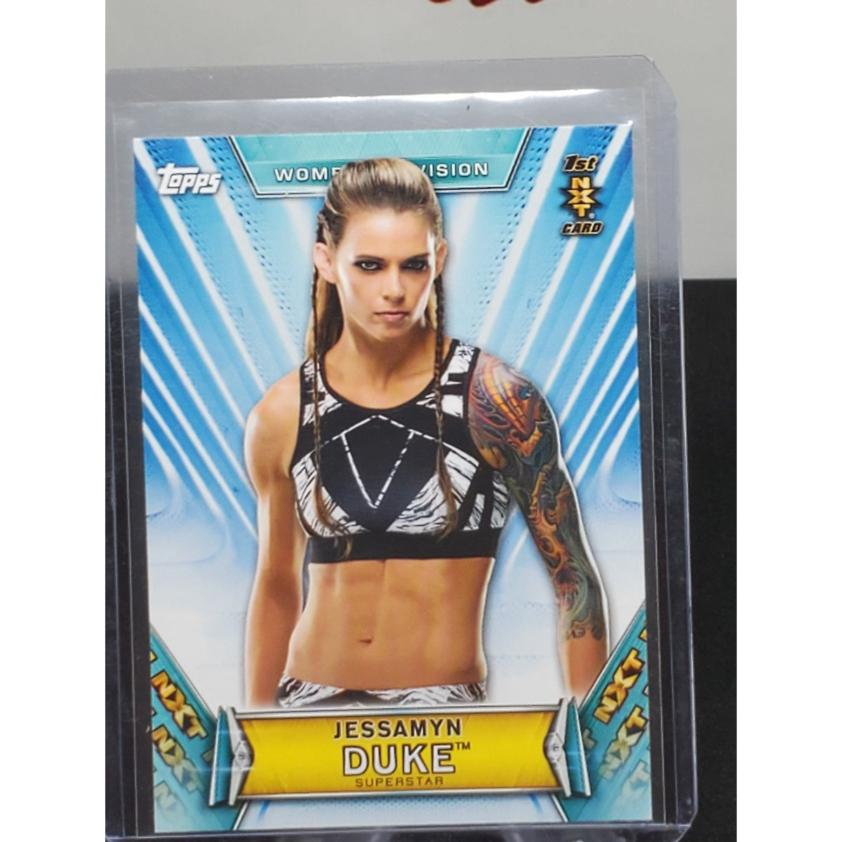 2019 TOPPS JESSAMYN DUKE WWE 1st NXT CARD WOMEN'S DIVISION CARD #38