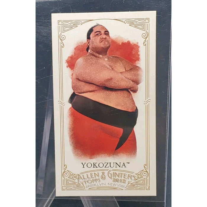 2012 Topps Heritage WWE Allen & Ginter Mini Card #30 Yokozuna