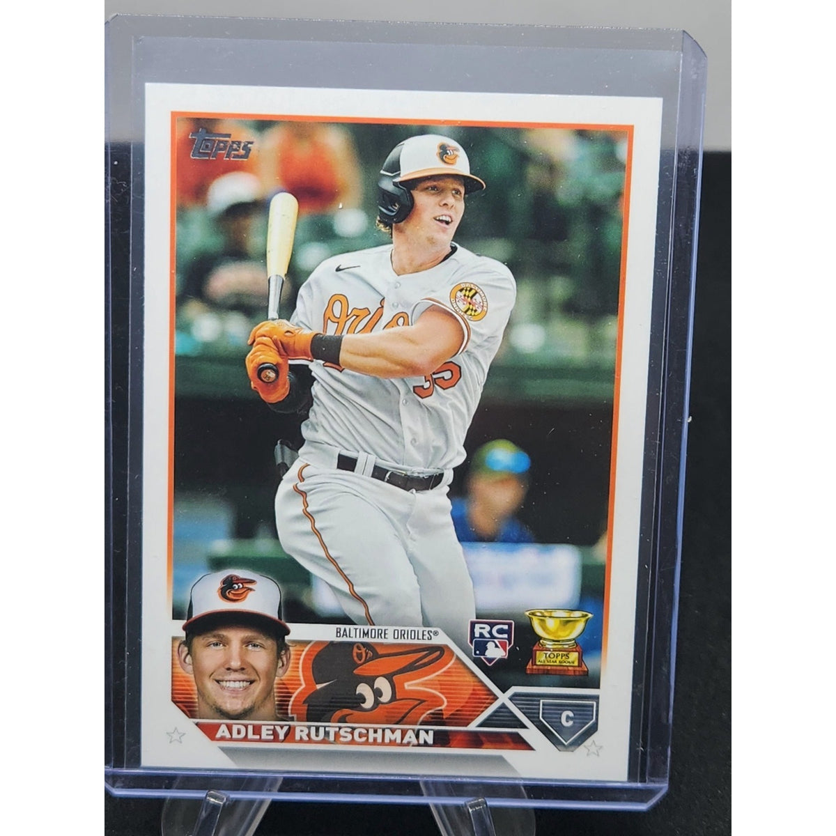 2023 Topps Series 1 Adley Rutschman Rookie Allstar Card #250 Orioles