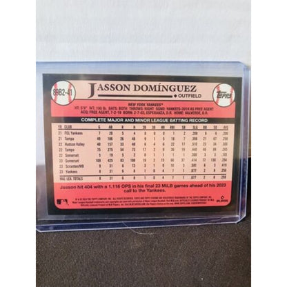 2024 Topps Series 2 - 1989 Topps Foilboard #89B2-41 Jasson Dominguez / Pack New