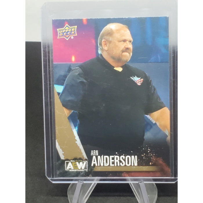 2021 Upper Deck AEW #71 Arn Anderson Wrestling Card Bronze