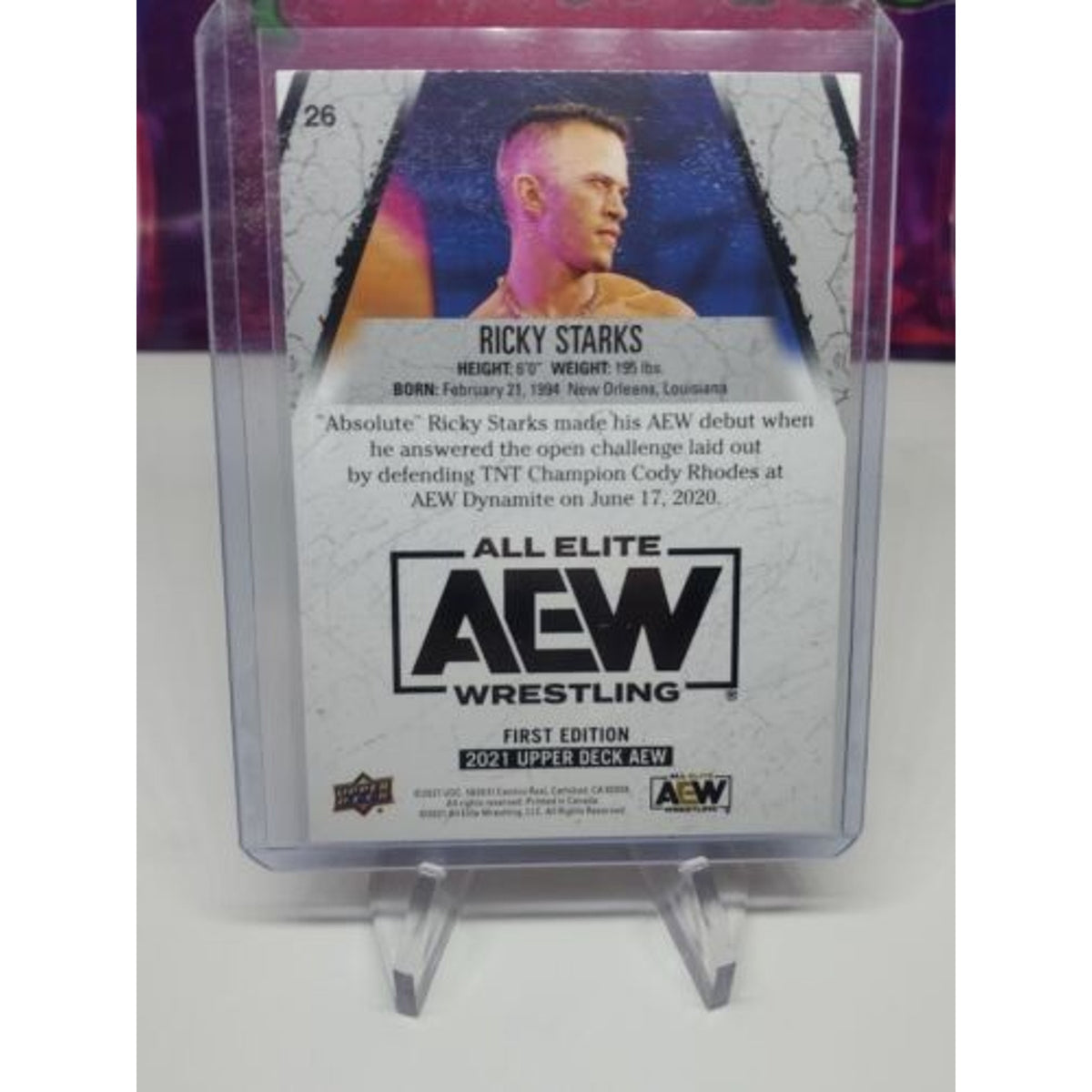 2021 Upper Deck AEW All Elite Wrestling Dynamite Ricky Starks #26
