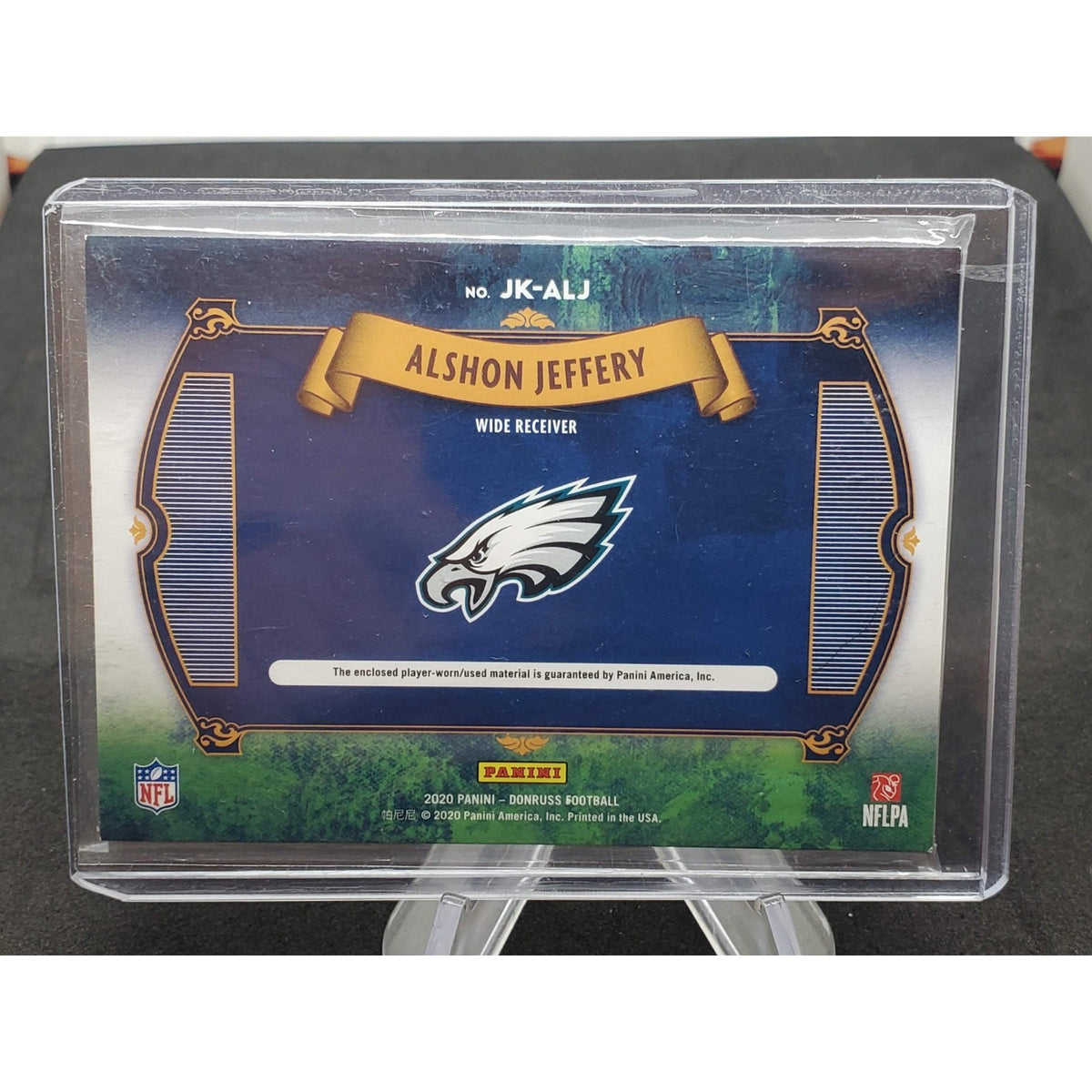 2020 Panini Donruss - Jersey Kings Alshon Jeffery #JK-ALJ /299 (MEM)
