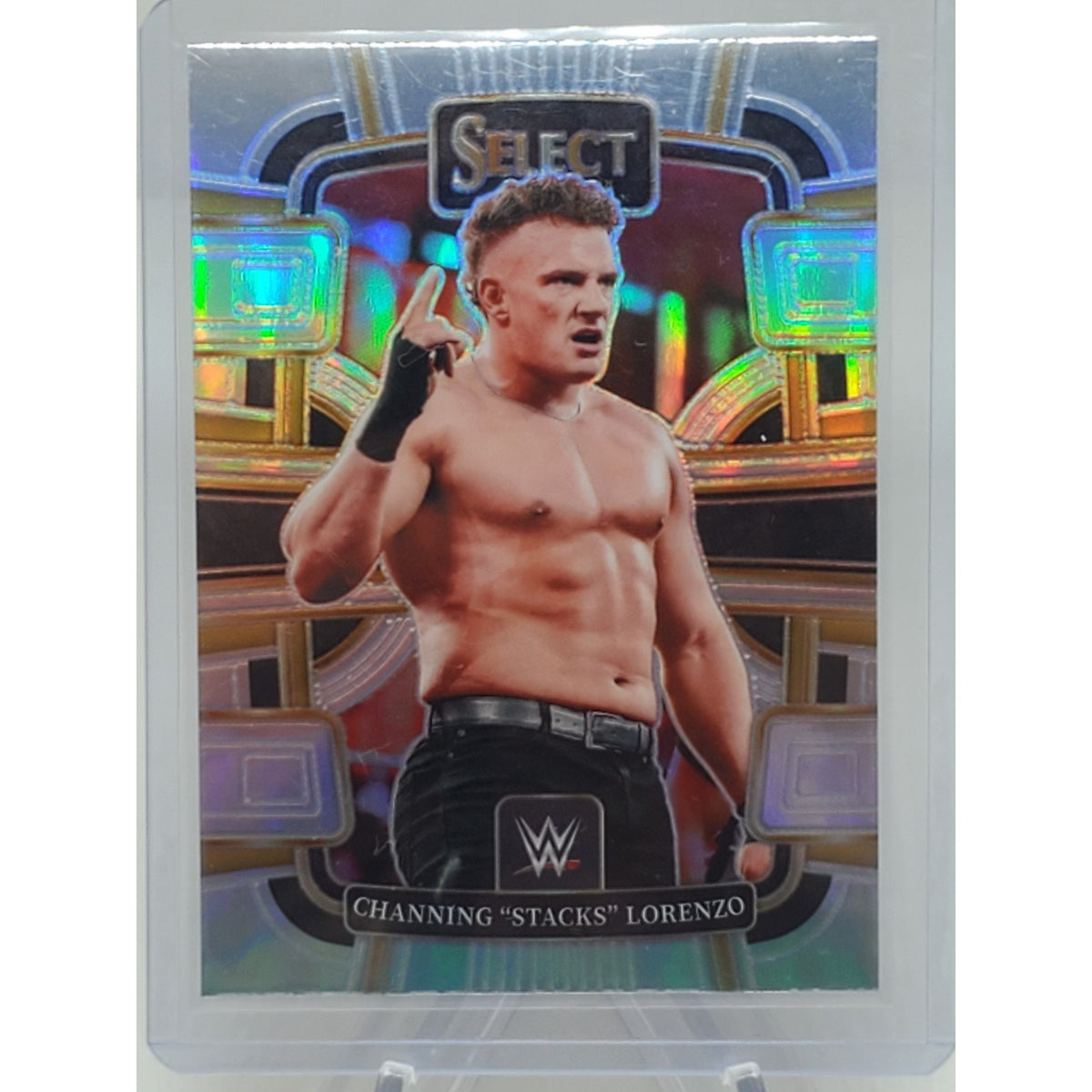 2024 Panini Select WWE Channing "Stacks" Lorenzo Concourse Silver #77