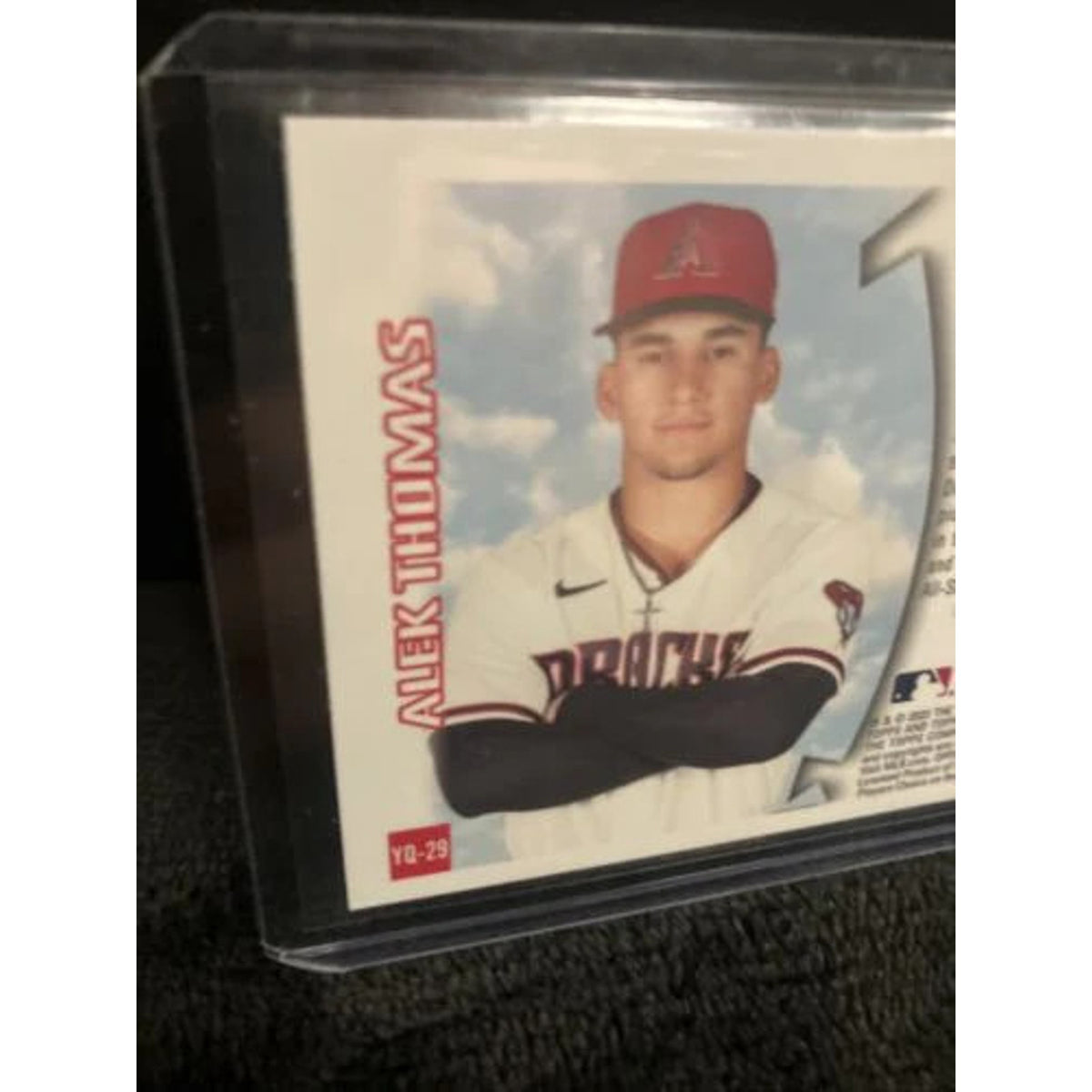2022 Topps Chrome Sonic Alek Thomas Youthquake Rookie RC #YQ-29 Pack Fresh New