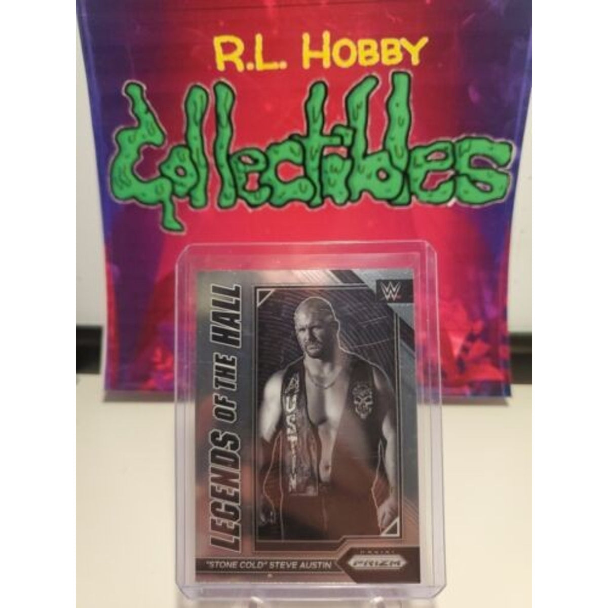 2023 Panini WWE Prizm Legends Of The Hall “Stone Cold” Steve Austin No. 12