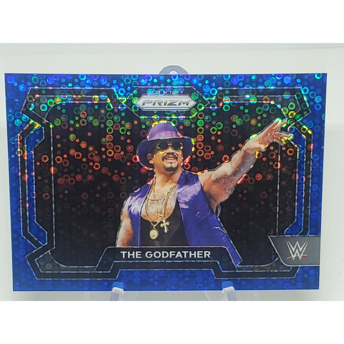 2024 Panini Prizm WWE WRESTLING UNDER CARD BLUE THE GODFATHER 11/25 O7713