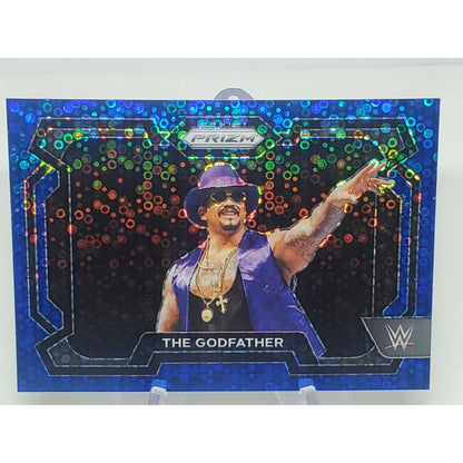 2024 Panini Prizm WWE WRESTLING UNDER CARD BLUE THE GODFATHER 11/25 O7713