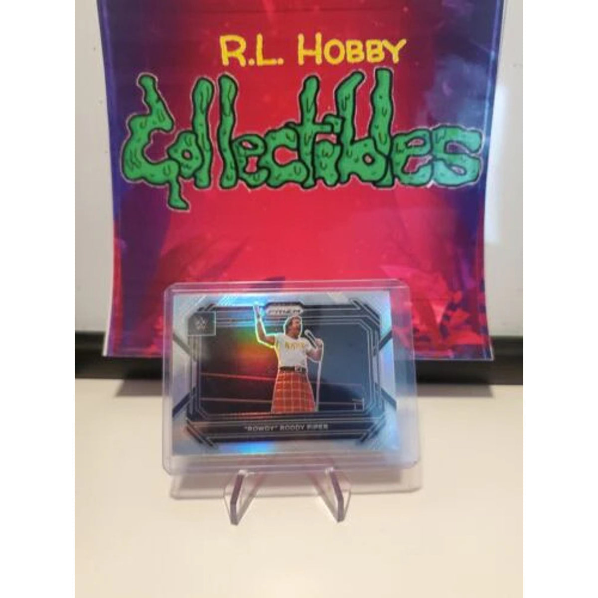 2023 Rowdy Roddy Piper Panini WWE Prizm Silver Prizm No. 19