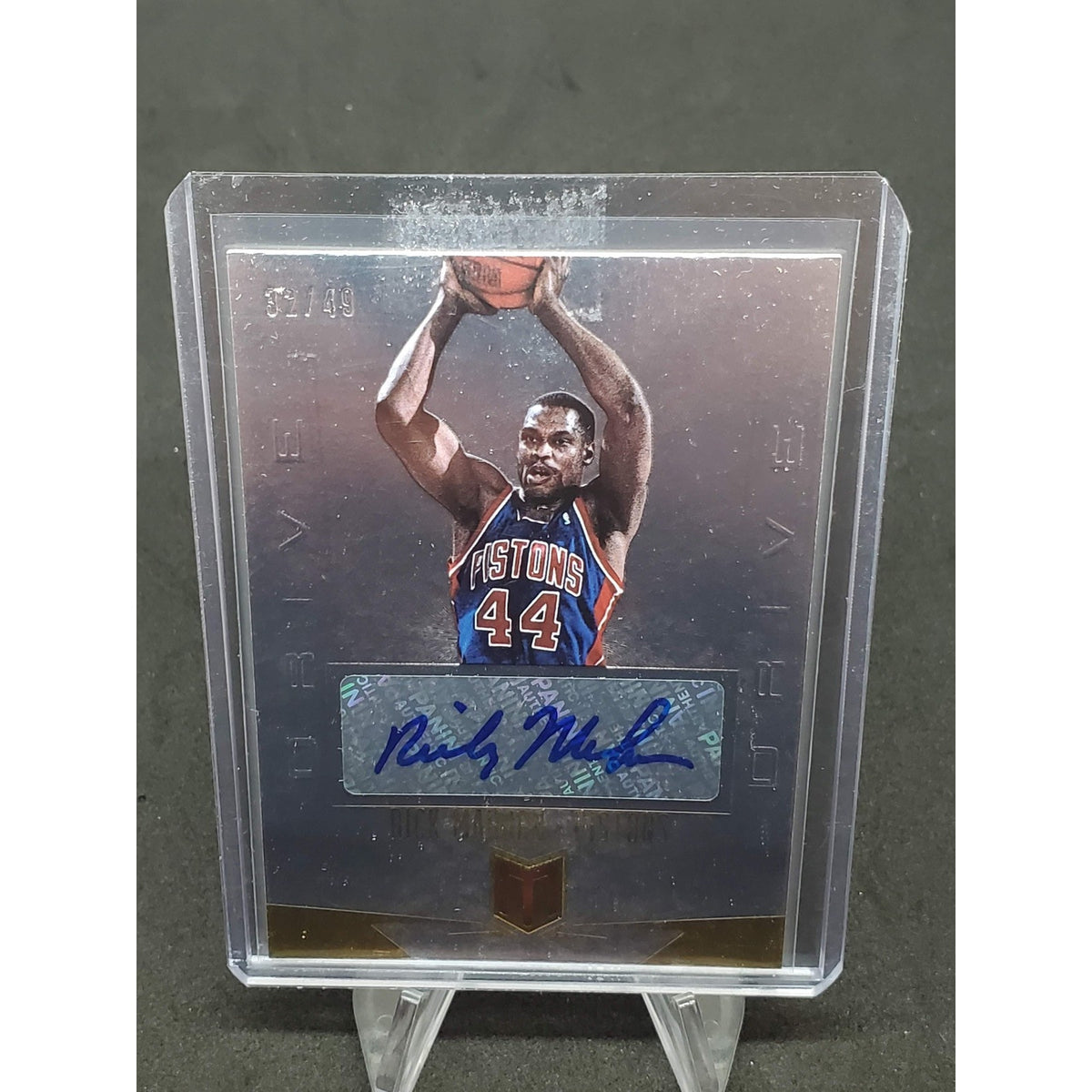 2012-13 Panini Momentum - Autographs Rick Mahorn #49 Drive /49 (AU)