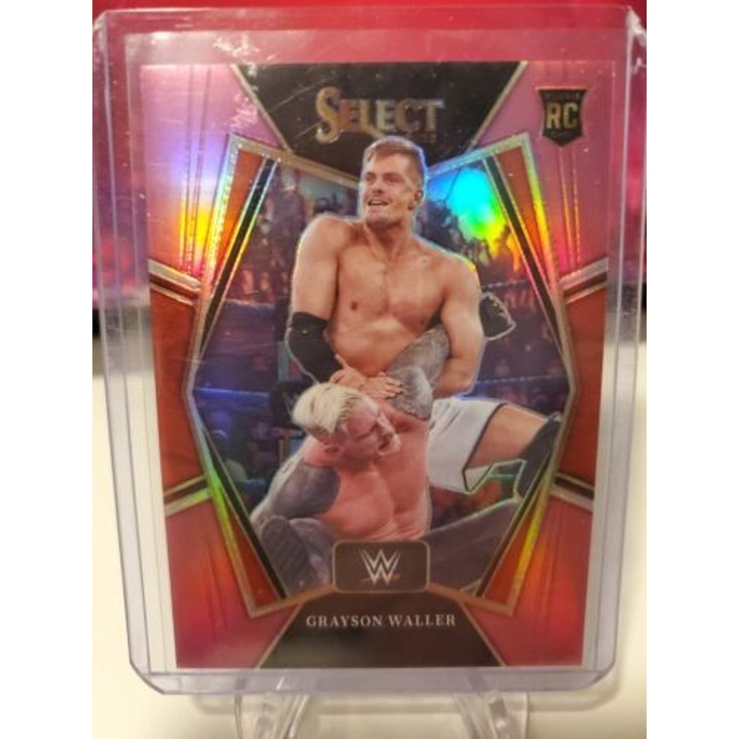 2022 Select Premier Level GRAYSON WALLER RC - Orange Prizm #1/49- WWE SSP ROOKIE