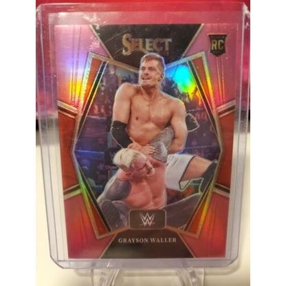2022 Select Premier Level GRAYSON WALLER RC - Orange Prizm #1/49- WWE SSP ROOKIE