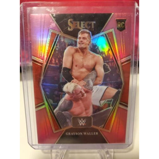 2022 Select Premier Level GRAYSON WALLER RC - Orange Prizm #1/49- WWE SSP ROOKIE