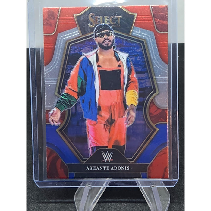 Ashante Adonis Red & Blue 2023 Panini Select WWE Card Premier Level # 151