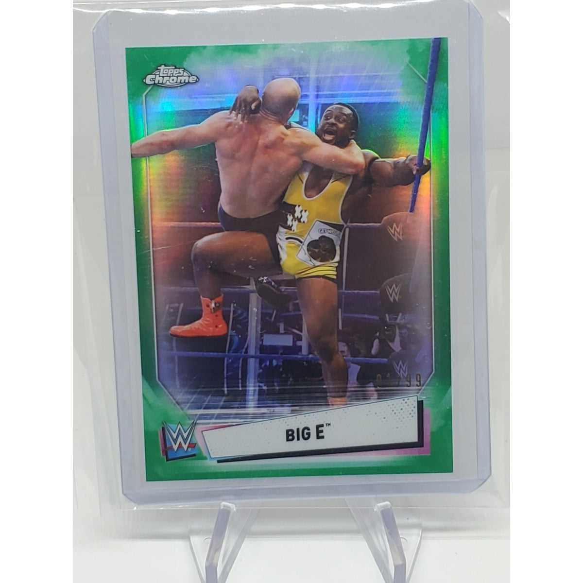 2021 Big E Topps Chrome /99 WWE NO. 51