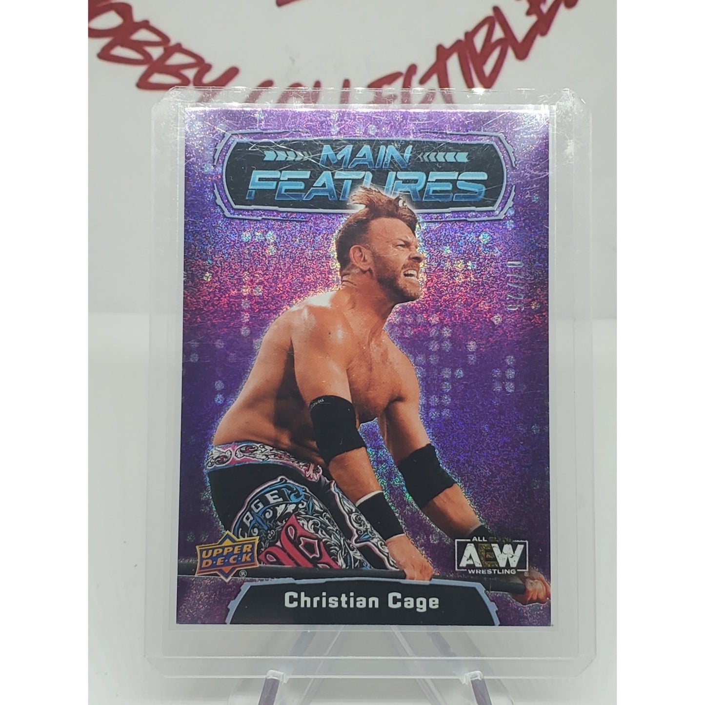 2022 Upper Deck AEW All Elite Wrestling - Main Features Christian Cage #MF-12...