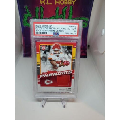 2020 Panini Donruss - Rookie Phenoms Jerseys #RPCE Clyde Edwards-Helaire PSA 10