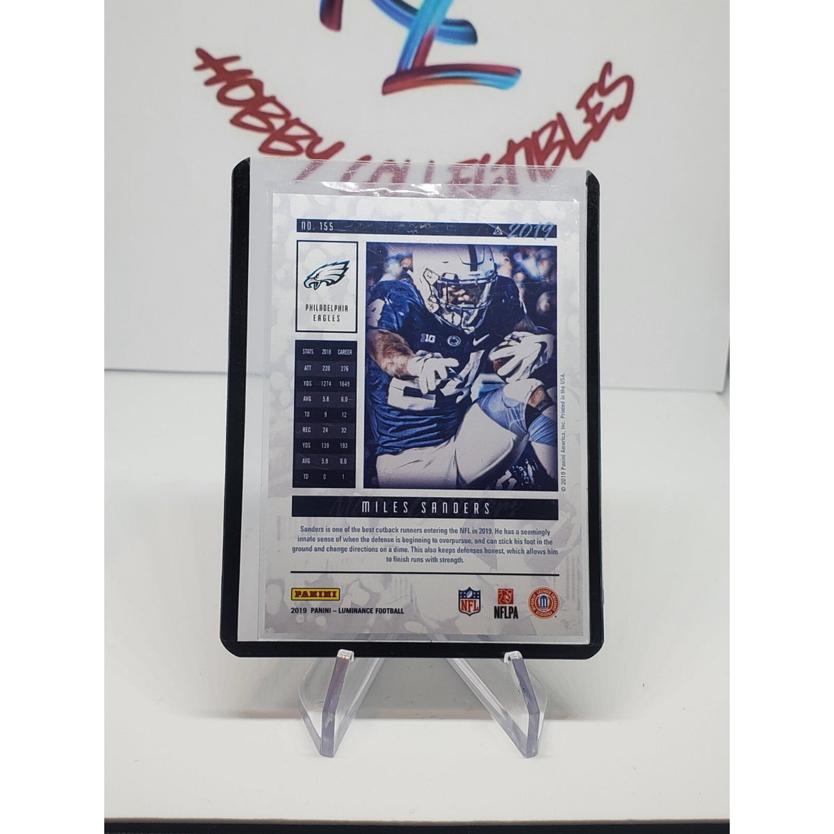 2019 Luminance Philadelphia Eagles Logo Rookie /25 Philadelphia Eagles #155