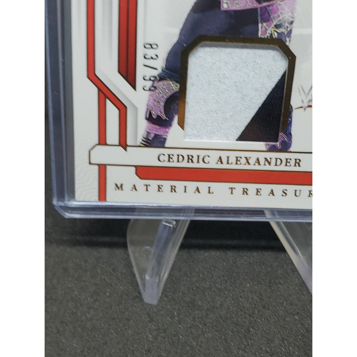 2024 Panini National Treasures WWE - Material Treasures Cedric Alexander #MT-CAL