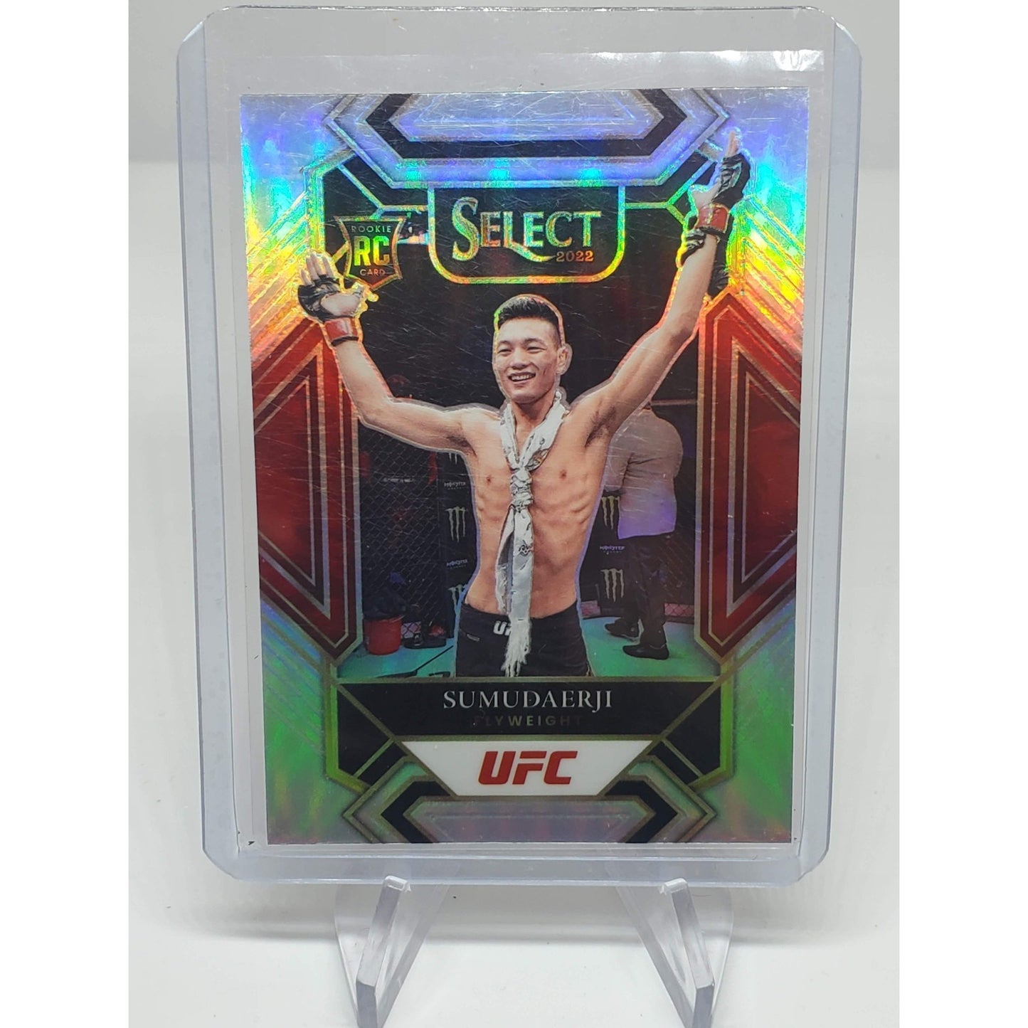 2022 Panini Select UFC #359 Mudaerji Su Mezzanine Silver Prizm