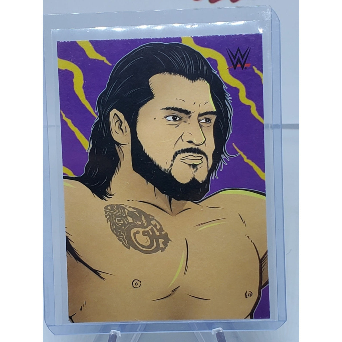 2021 TOPPS WWE NXT WRESTLING MM-7 MIGSMEDIA ILLUSTRATED ART CARD SANTOS ESCOBAR