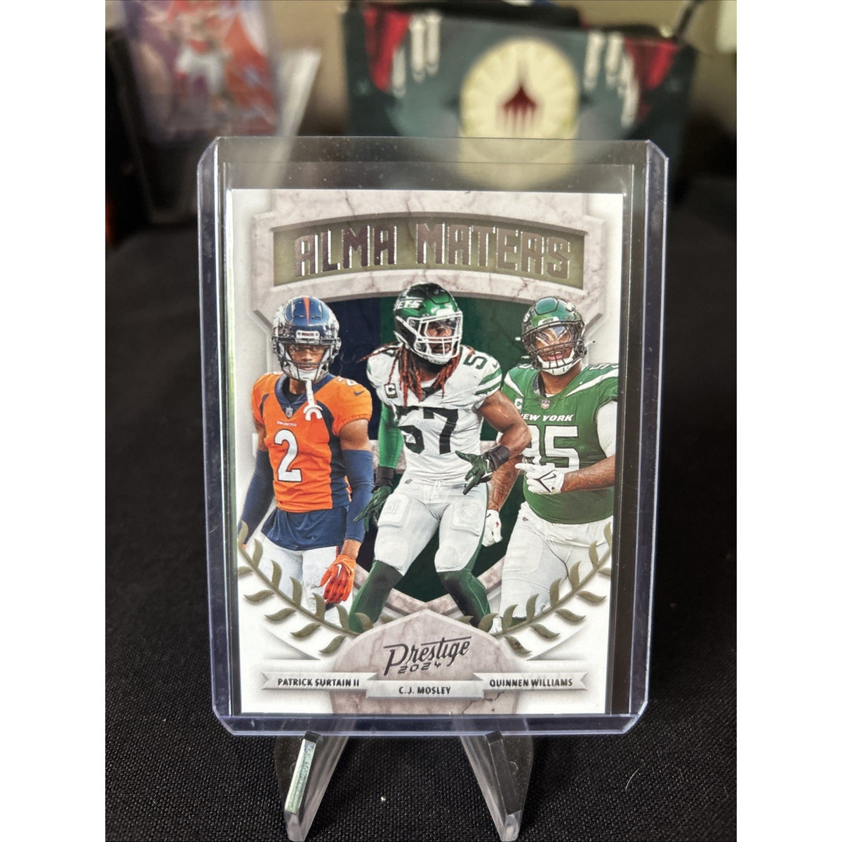 2024 Panini Prestige Alma Maters 19 Patrick Surtain, C.J. Mosley, Quinnen. NEW
