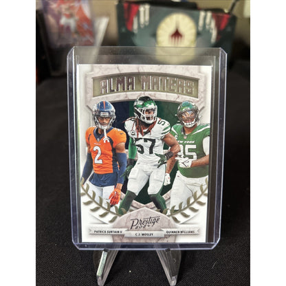 2024 Panini Prestige Alma Maters 19 Patrick Surtain, C.J. Mosley, Quinnen. NEW