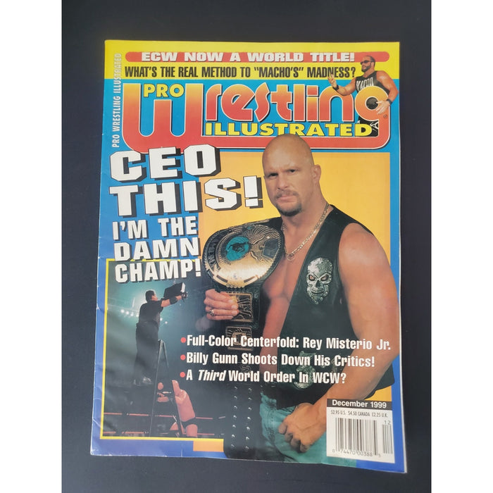 Pro Wrestling Illustrated Magazine December 1999 Stone Cold Steve Austin