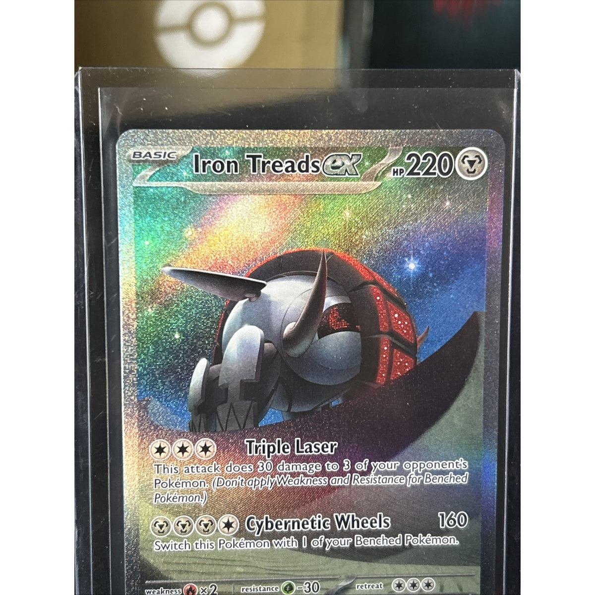 Pokémon TCG Iron Treads ex Scarlet & Violet Base Set 248/198 Holo Special...