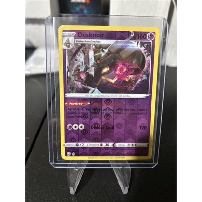 Pokemon TCG Dusknoir Sword & Shield: Brilliant Stars 062/172 Reverse Holo NM/M