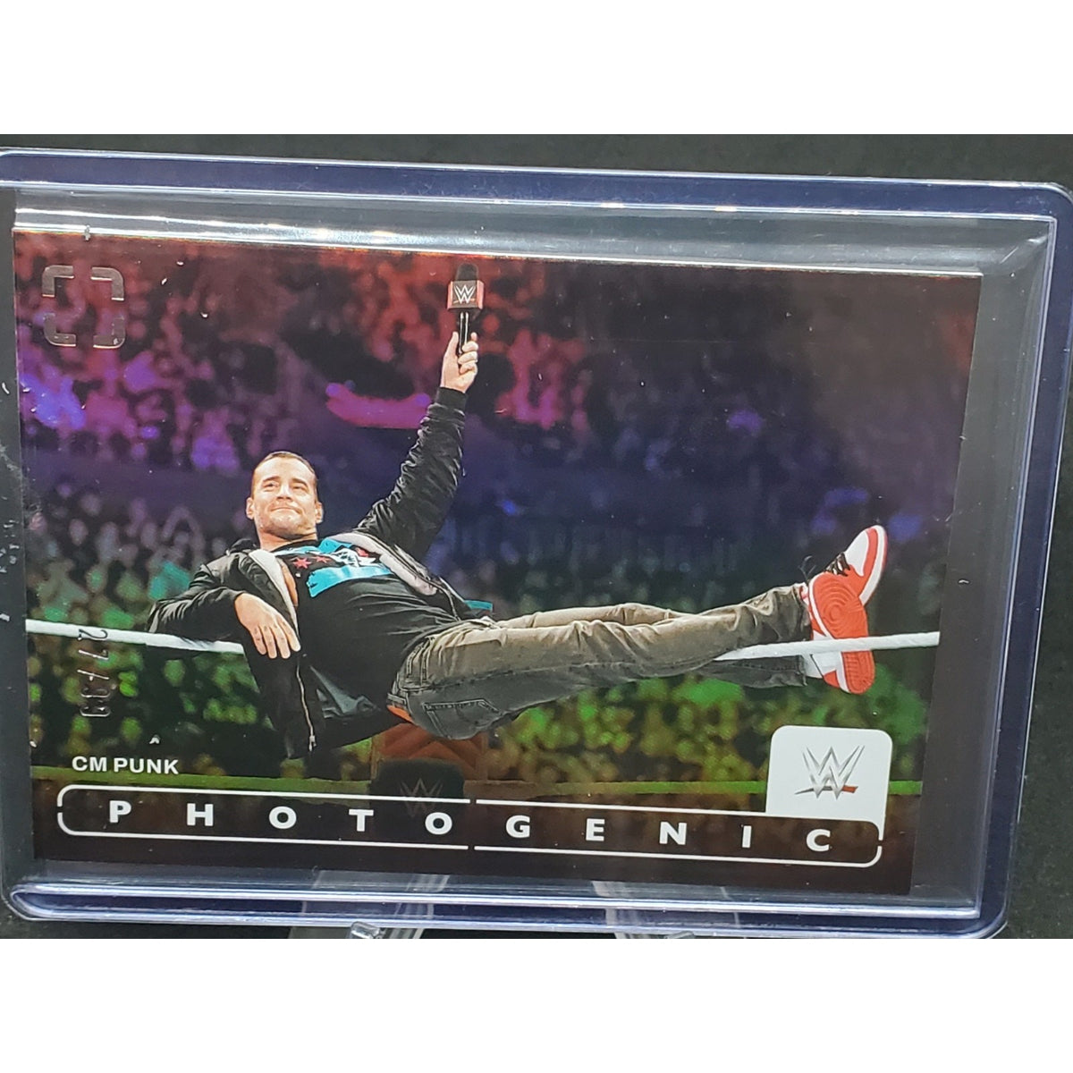 2024 Panini WWE Photogenic CM Punk Silver #/99 Parallel