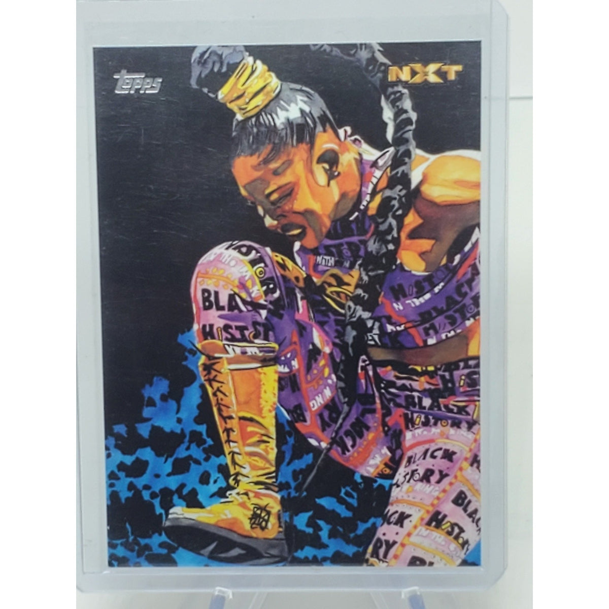 Bianca Belair 2020 Topps WWE Undisputed Schamberger Art #RS-4