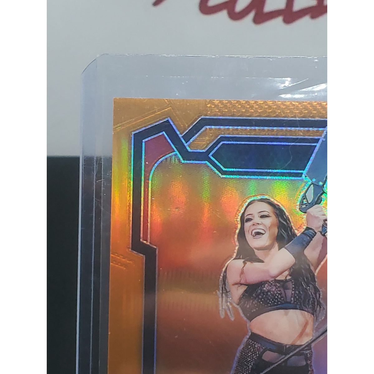 2024 Panini Prizm WWE Katana Chance Orange Prizm 55/99 #117
